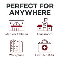 Vista 8 de Dealmed Almohadillas de preparación de alcohol: 3000 toallitas antisépticas esterilizadas gamma sin látex medianas, productos para el cuidado