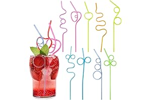 Crazy Loop Straws in Bulk: 60 PCS of Silly Fun