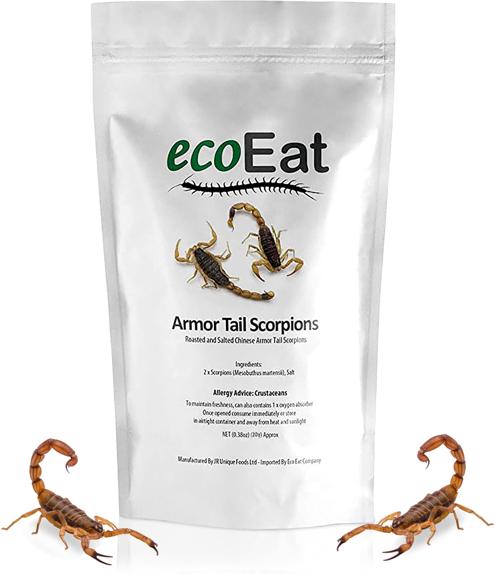 Edible Armor Tail Scorpions by ecoEat - Edible Insects Bugs Snack Gift