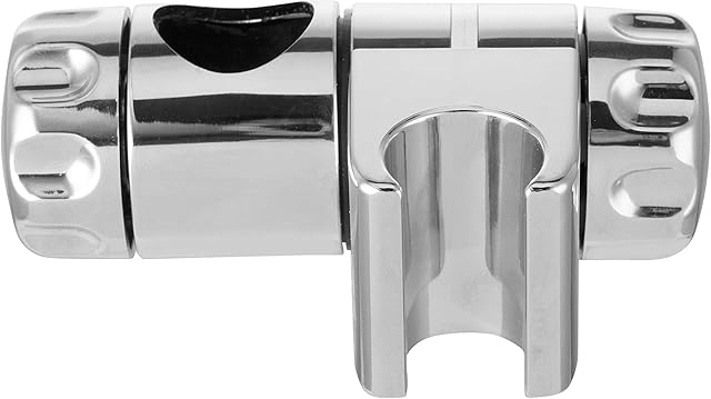 25mm Shower Head Holder Bathroom Chrome Slider Handheld Shower Head Bracket Fasteners to Fit 25mm Riser Rail (1)