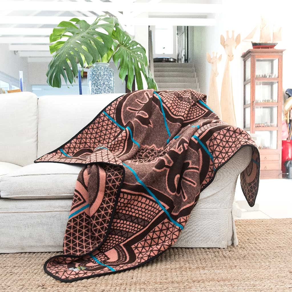 Basotho Heritage Wool African Blanket Or Throw Lightweight