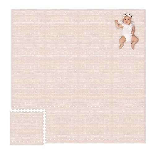 Miniatura 10 de Lillefolk Tapete de juego de espuma para bebé, tapete de juego para bebé, azulejos para niños, tapete entrelazado de espuma para bebés y niños
