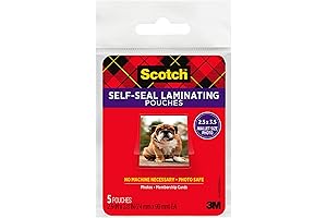 Scotch Self-Sealing Laminating Pouches: Protect Your Vaccine Card