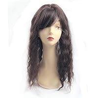 Vista 9 de Pinza de cabello ondulado con clip en parte media con flecos picados gruesos/9.8 in, color negro