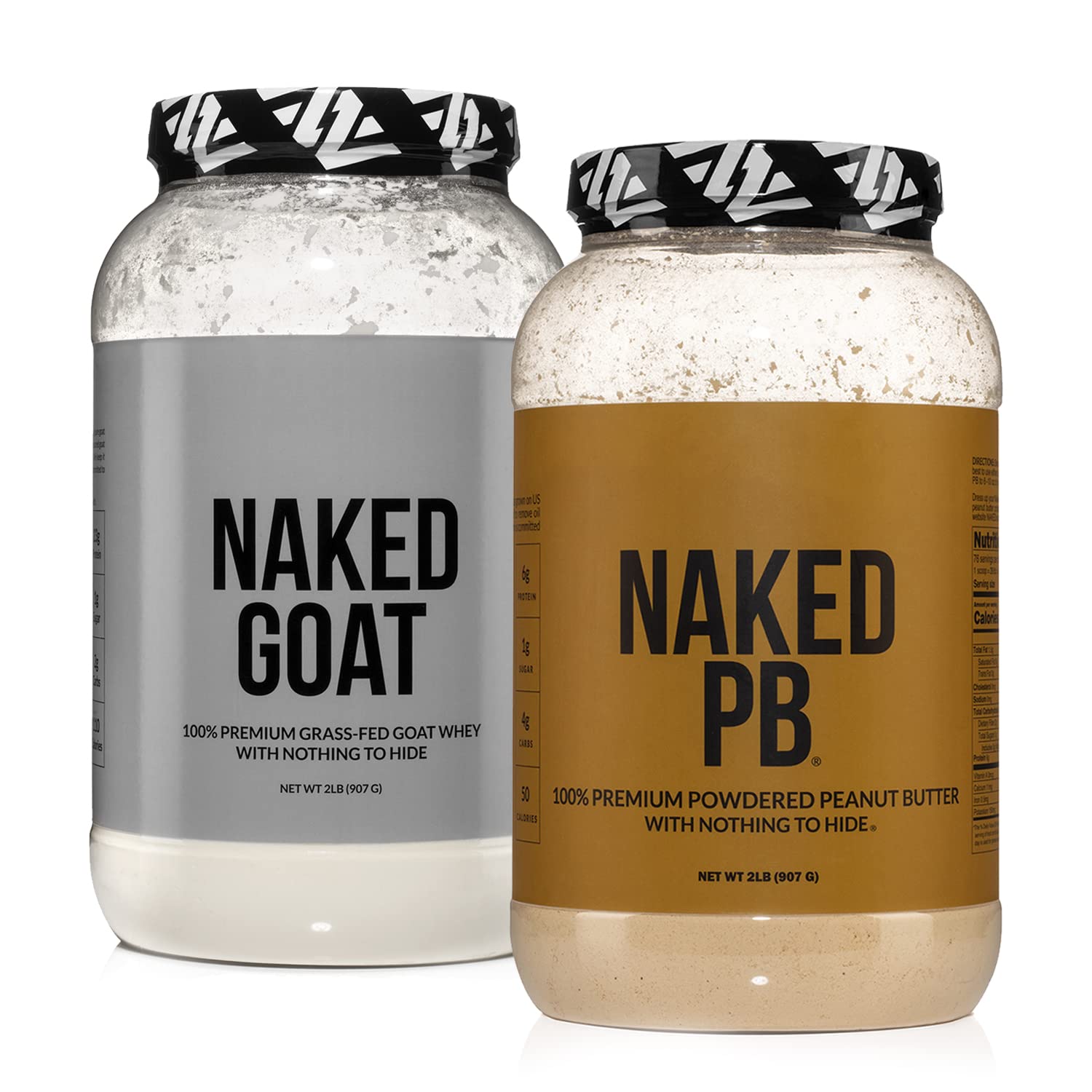 NAKEDGrass Fed Protein PB Bundle: 2LB Goat and 2LB PB