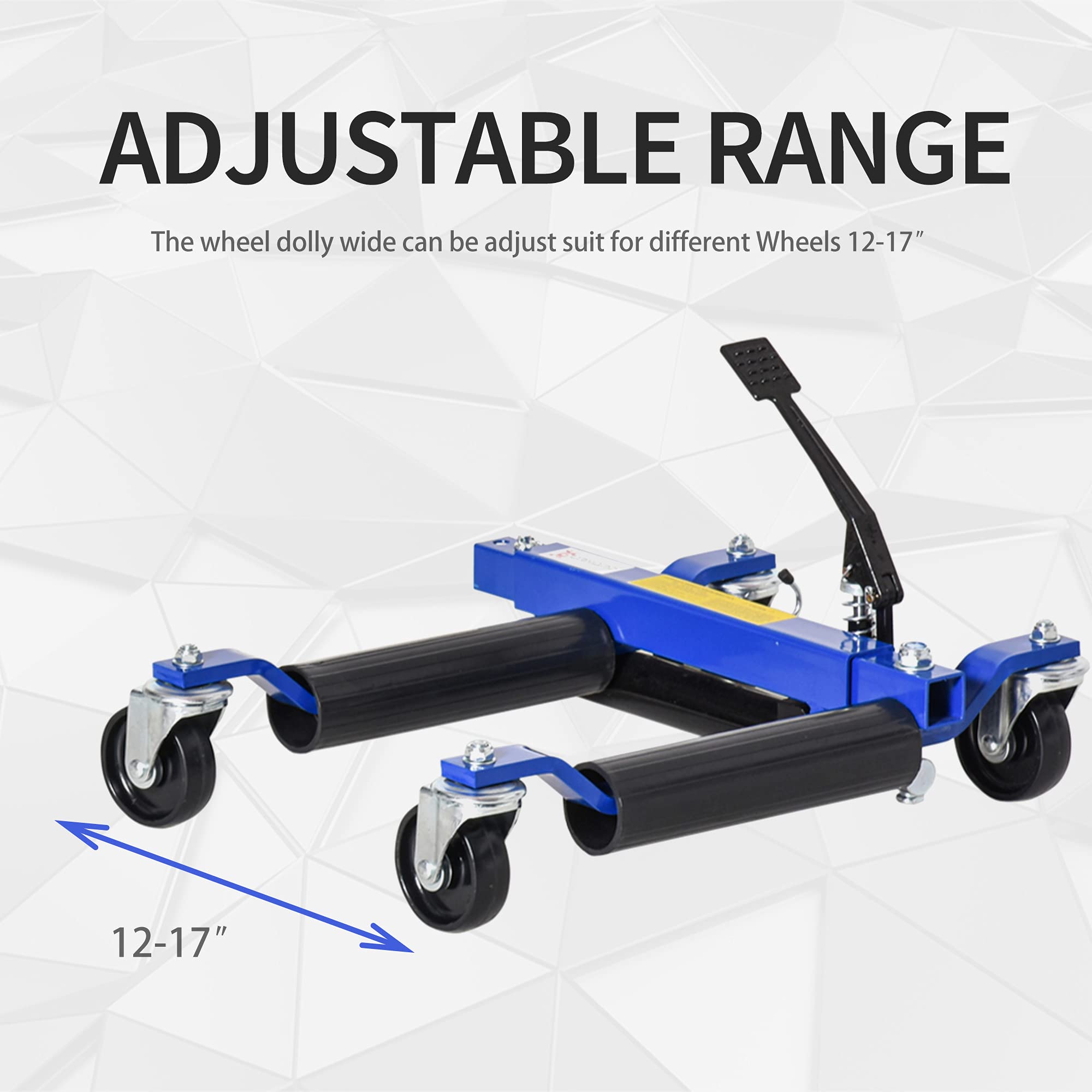 Buy DURHAND Hydraulic Wheel Dolly Tire Jack with Ratcheting Foot Pedal