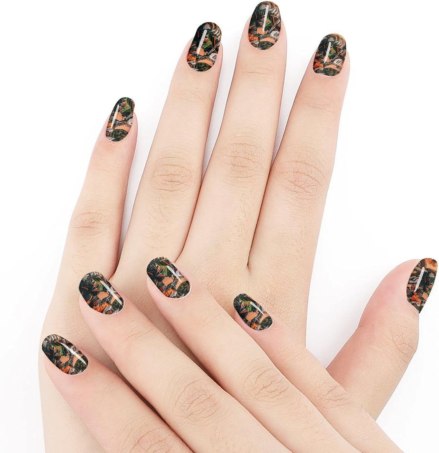 Nail Strips Bundle Full Wrap Long Lasting Nail Polish Strips Easy Application and Removal Salon Quality Self Adhesive Art Stickers for Women Gifts