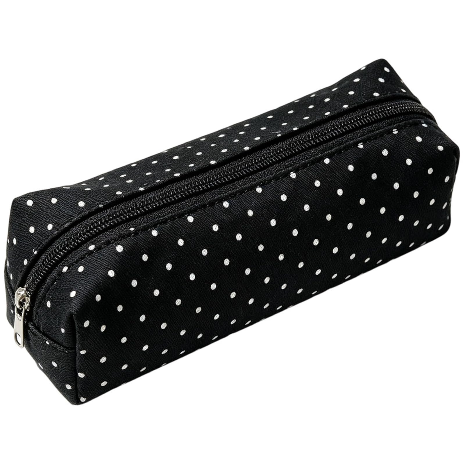 Cute Large Capacity Pencil Case for Girls, Polka Dot Pen Pouch Organizer