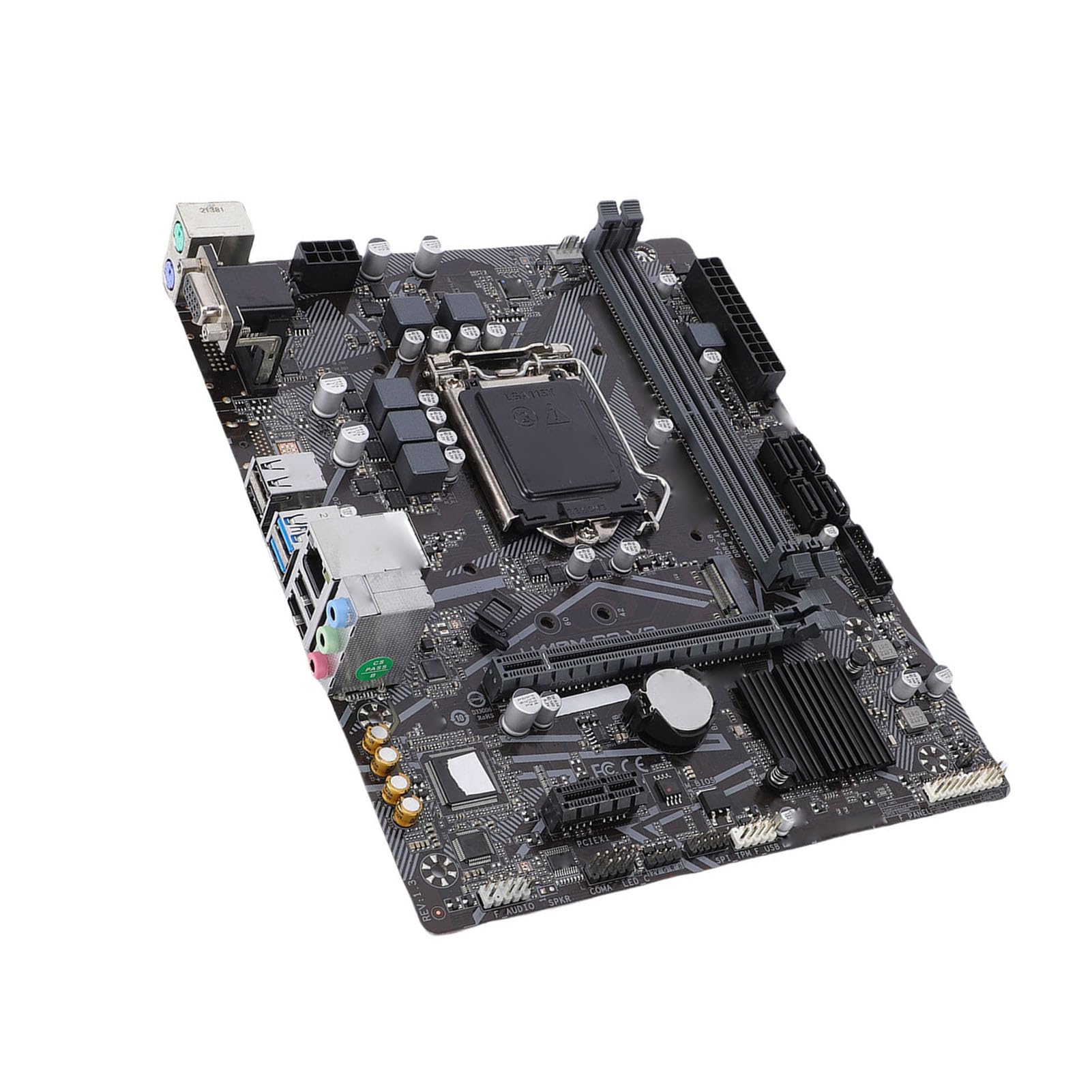 Placa Base, LGA 1200 Socket Dual Channel DDR4 2933MHz 64GB RAM Compatible con Placa Base para PC, ATX con Ranura PCIe 3.0 X16 Realtek Gigabit LAN para Pentium de 10.a Generación