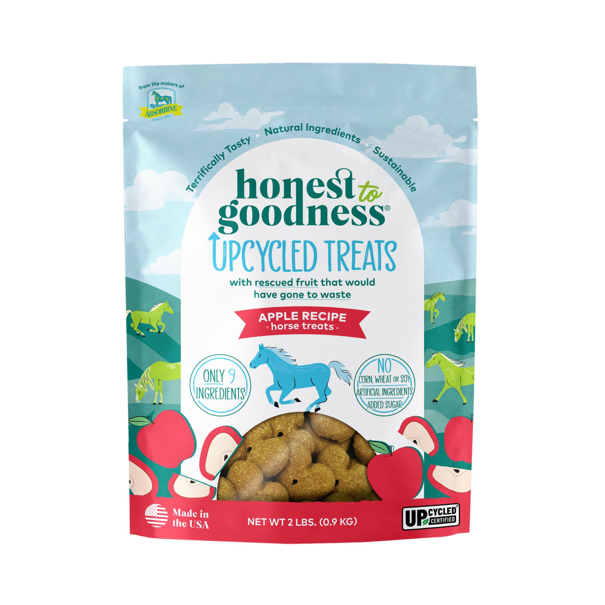 Honest to Goodness Upcycled Horse Treats Apple 2lb