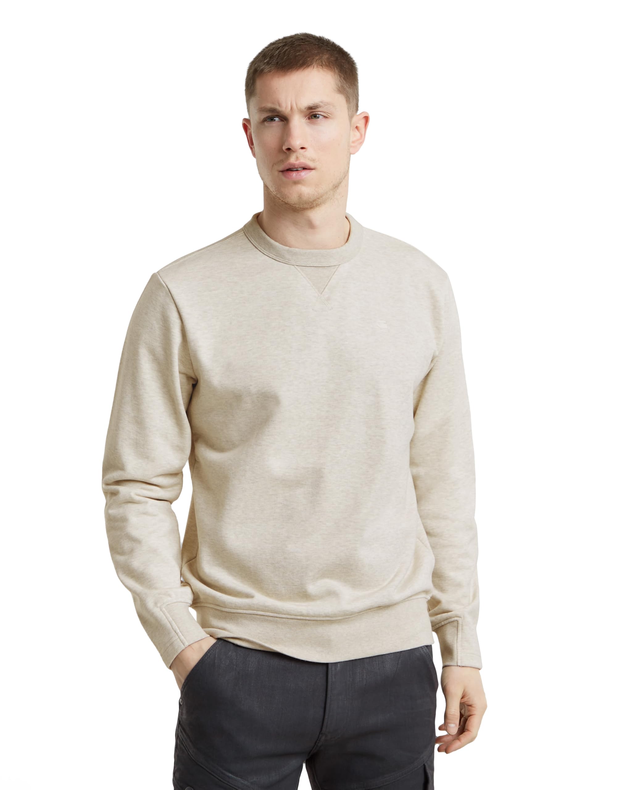 G-Star Men's Nifous Sweater, Multicolour (whitebait htr D25121-D566-6030), L