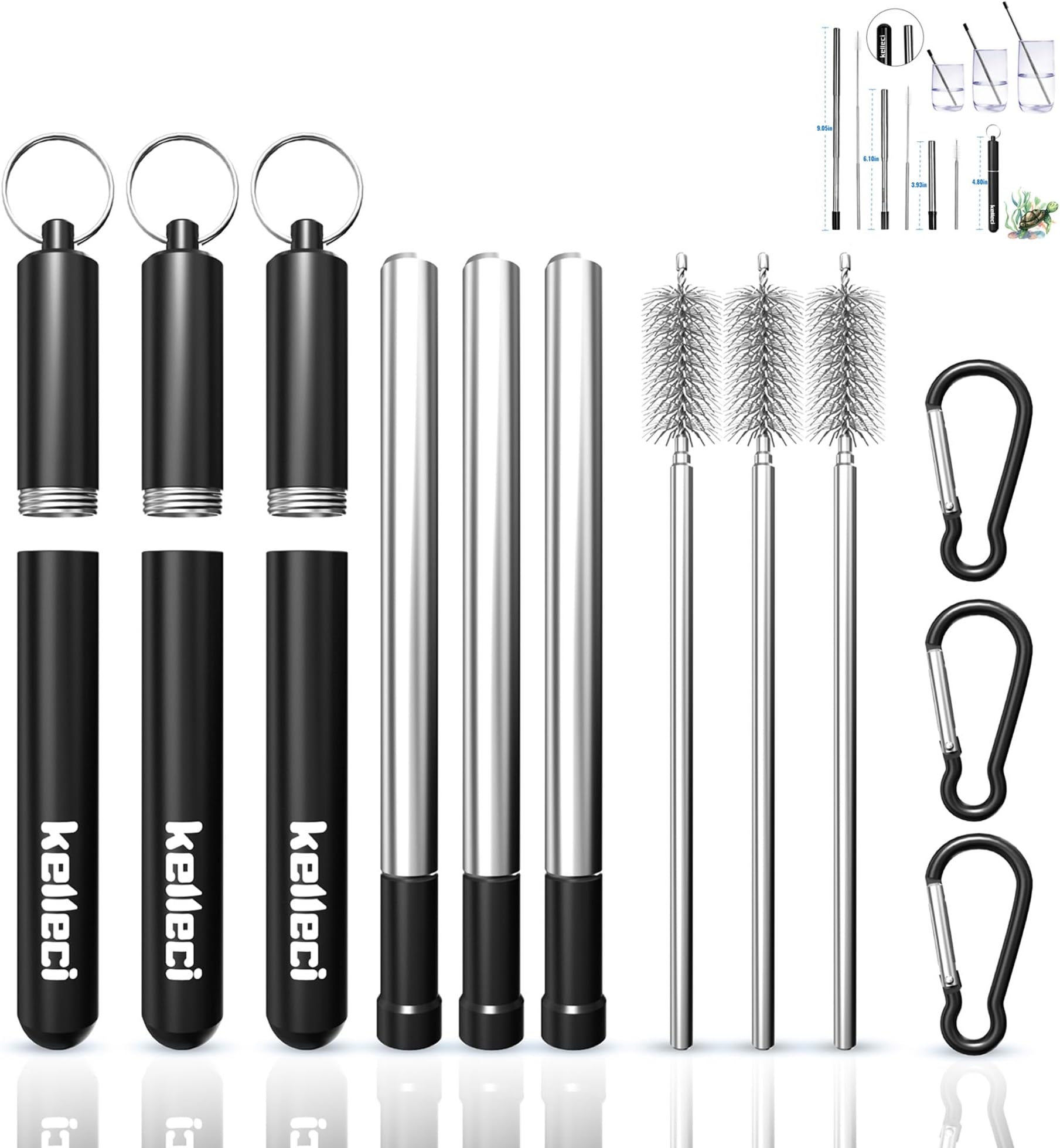 Nasal Vacuum Style, Sniffer Snorter Straw, Pure Stainless Steel Bullet Snuff Bottle