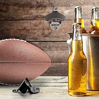 Vista 6 de abrebotellas montado en la pared magnético, Negro Gunmetal