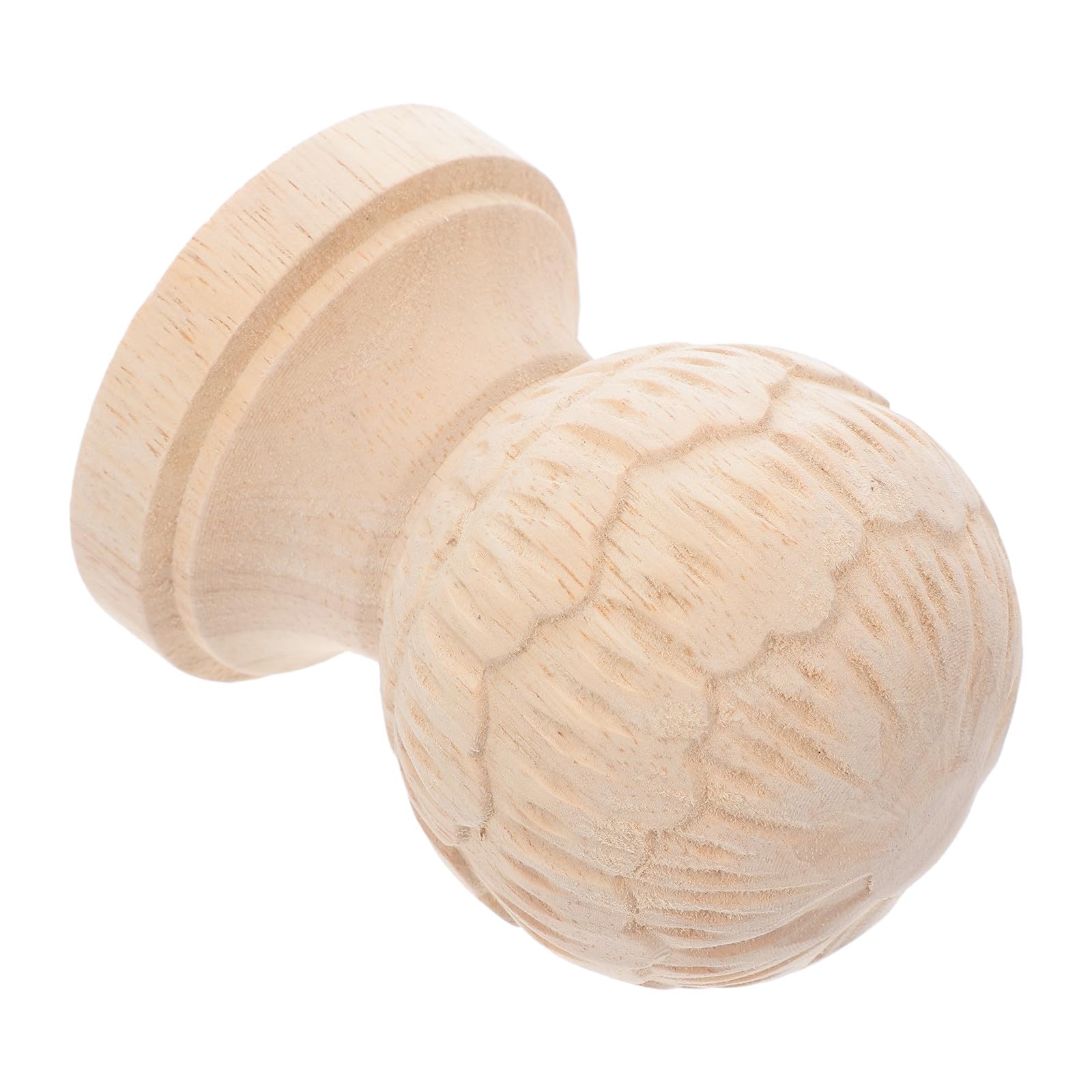 Remates de madera para postes de escalera decorativos con diseño vintage de piña