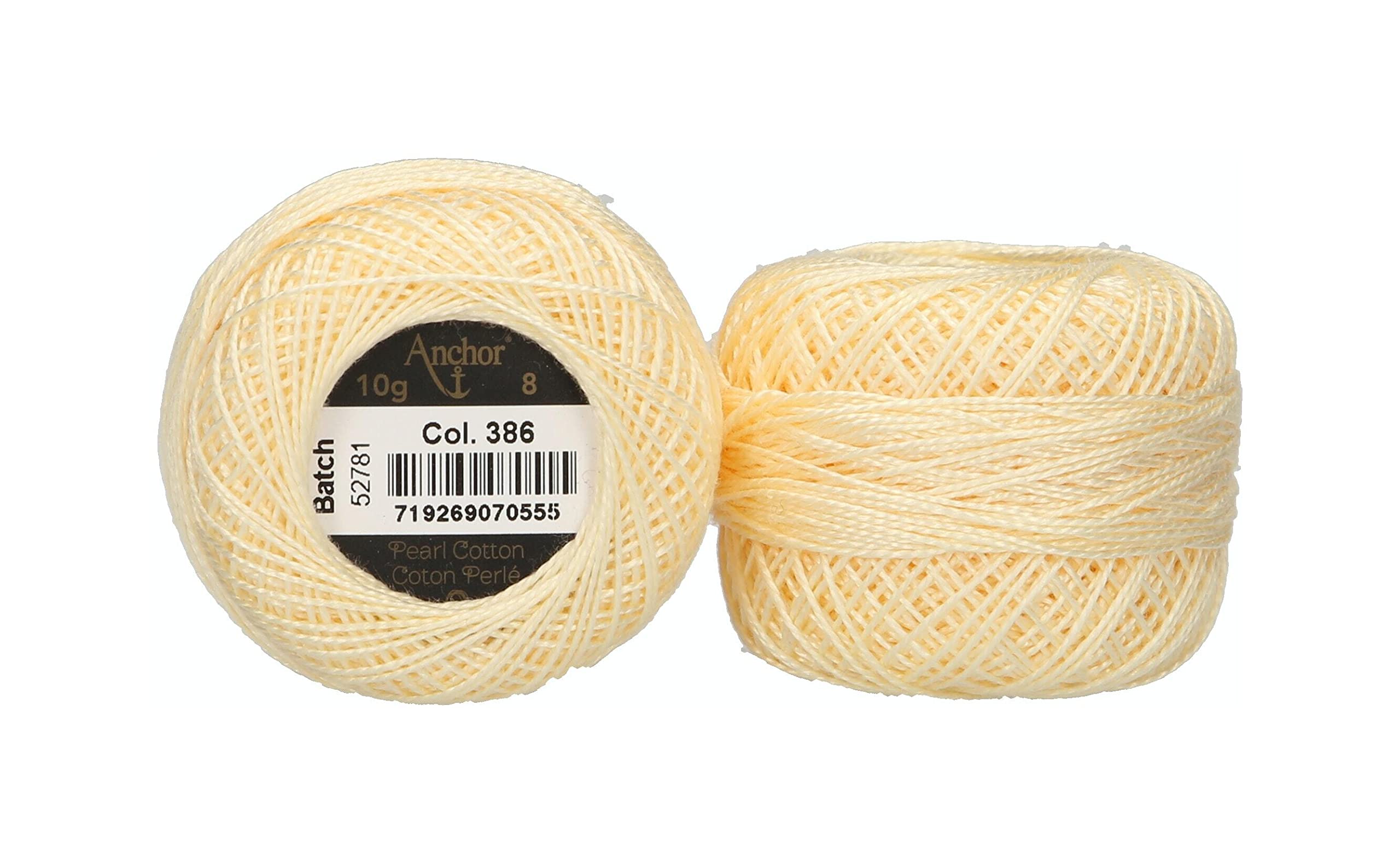 Anchor Embroidery Thread, 100% Cotton, Eggshell, Thickness 8.82 m