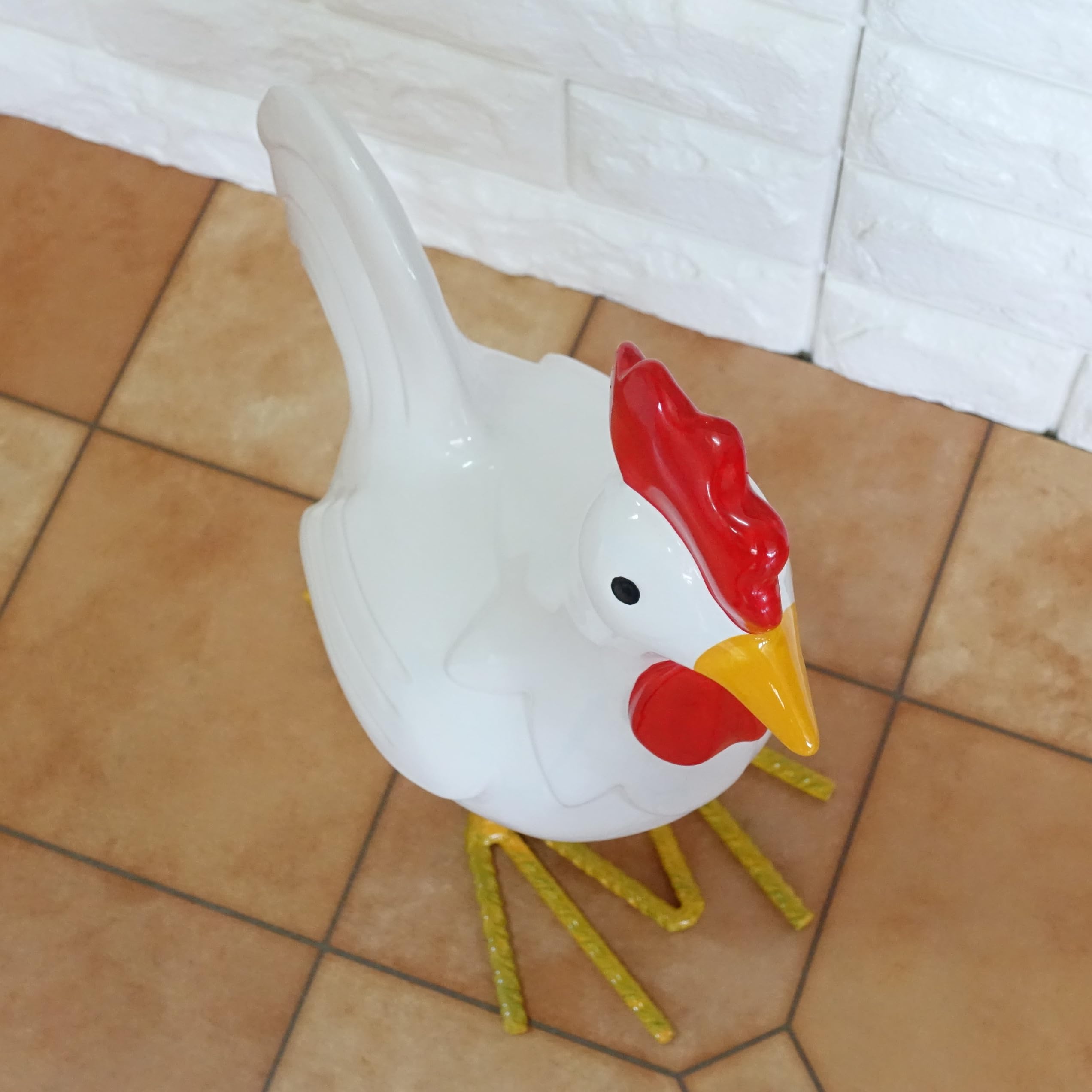 Amazon.co.jp: ポルトガル製 テラコッタ ニワトリ ガーデニング