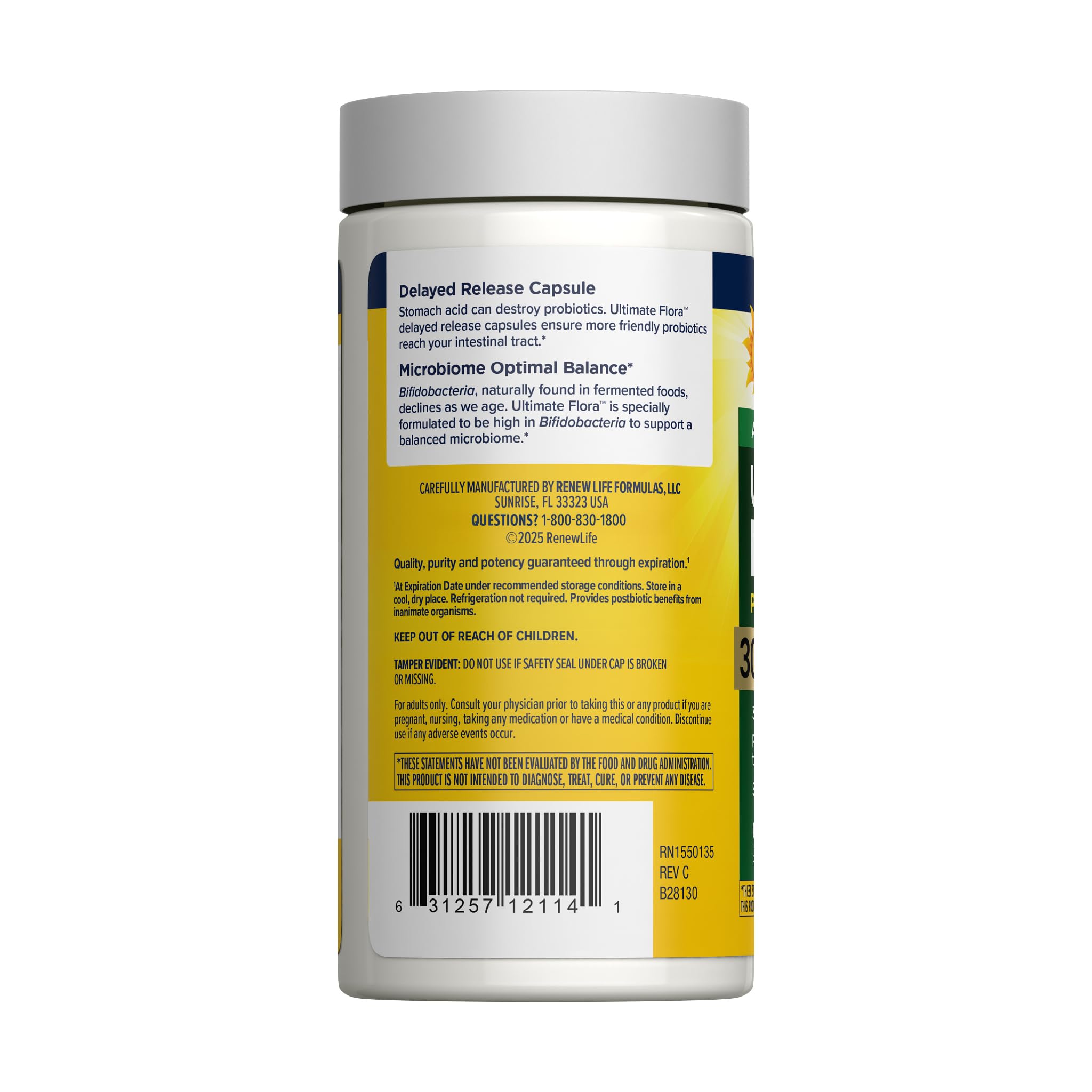 Renew Life Ultimate Flora Adult 50+ Probiotic 30 Billion CFU | 31 Strains — Amazon image 3