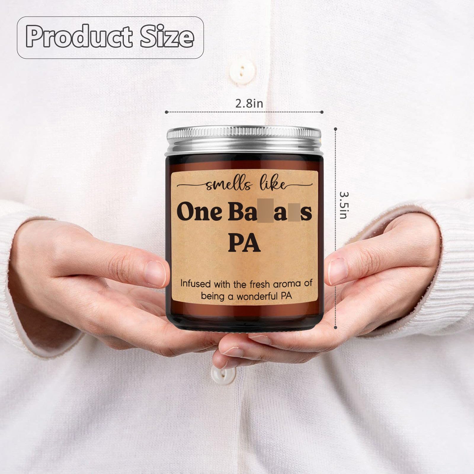 Fairy's Gift Candle, Physician Assistant Gifts for Women Men, PA Week, Physician Assistant Graduation Gifts, PA School Essentials, White Coat Ceremony, Mothers Day, Bday Presents for Medical Students