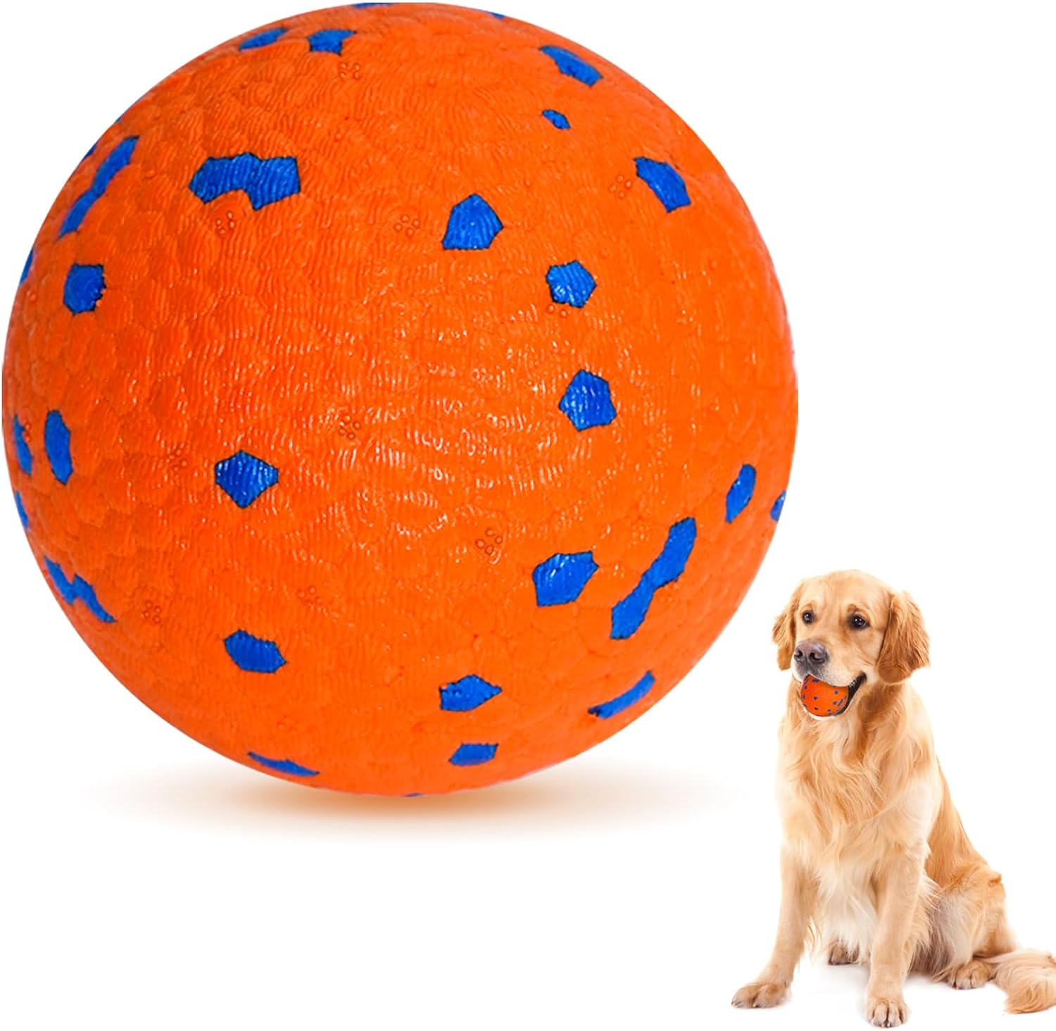 6 Pack Dog Balls for Aggressive Chewers, Indestructible 2.75 Inch ETPU Pet Toys, Soft Bouncy Floating Tennis Balls for Training, Fetch & Water Play, for Small Medium Large Dogs & Strong Chewers.