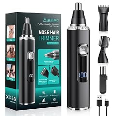 Nose Hair Trimmer for Men and Women Type-C Rechargeable Precision Groomer with Double-Edged Blades Painless IPX7 Waterproof Design