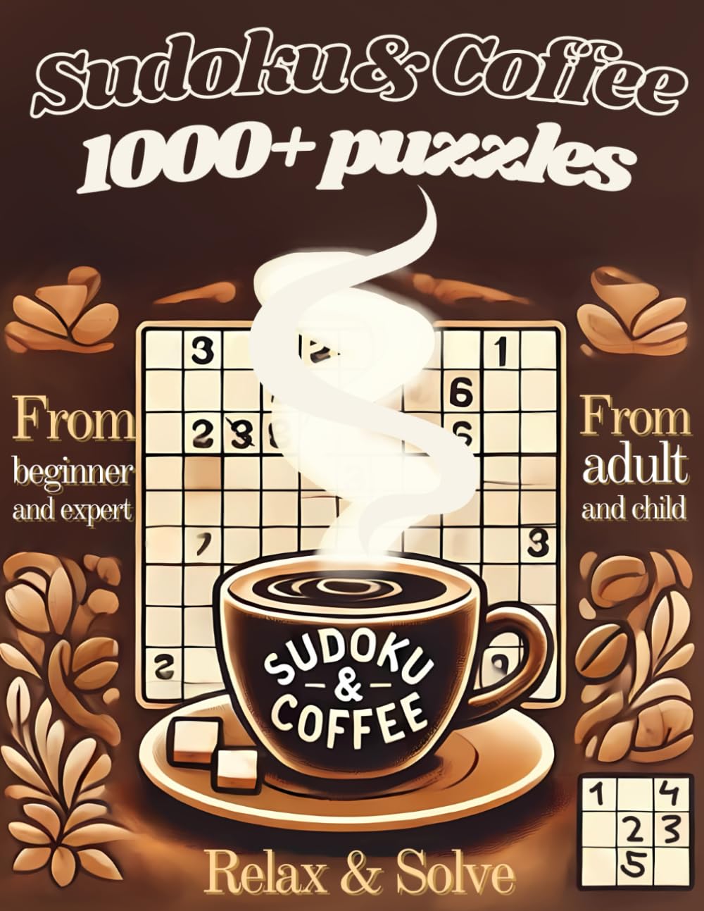 Sudoku & Coffee: Over 1000 Puzzles: From Beginners to Experts – The Ultimate Brain Boosting Journey