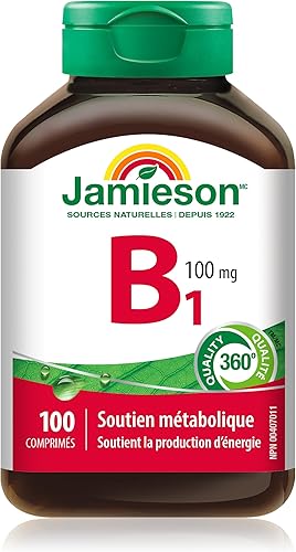 Miniatura 2 de Jamieson Vitamina B1 (tiamina) 100 mg, 100 comprimidos