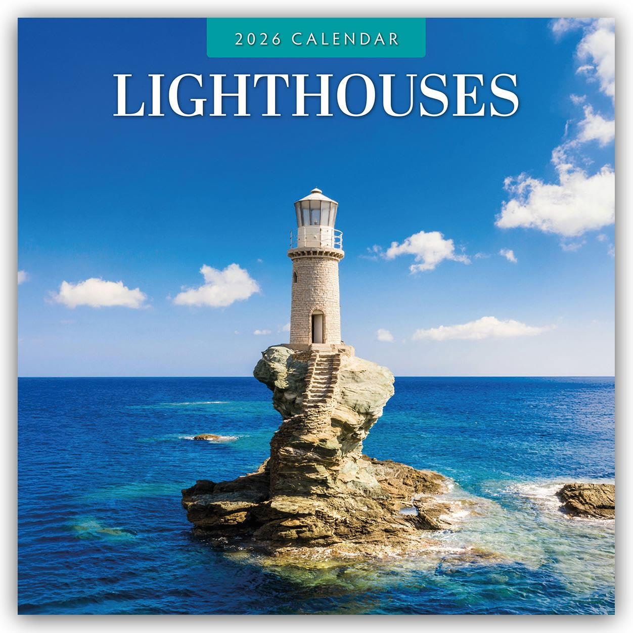 Lighthouses 2026 Square Wall Calendar: Original Red Robin Publishing Ltd-Kalender [Mehrsprachig] [Kalender]