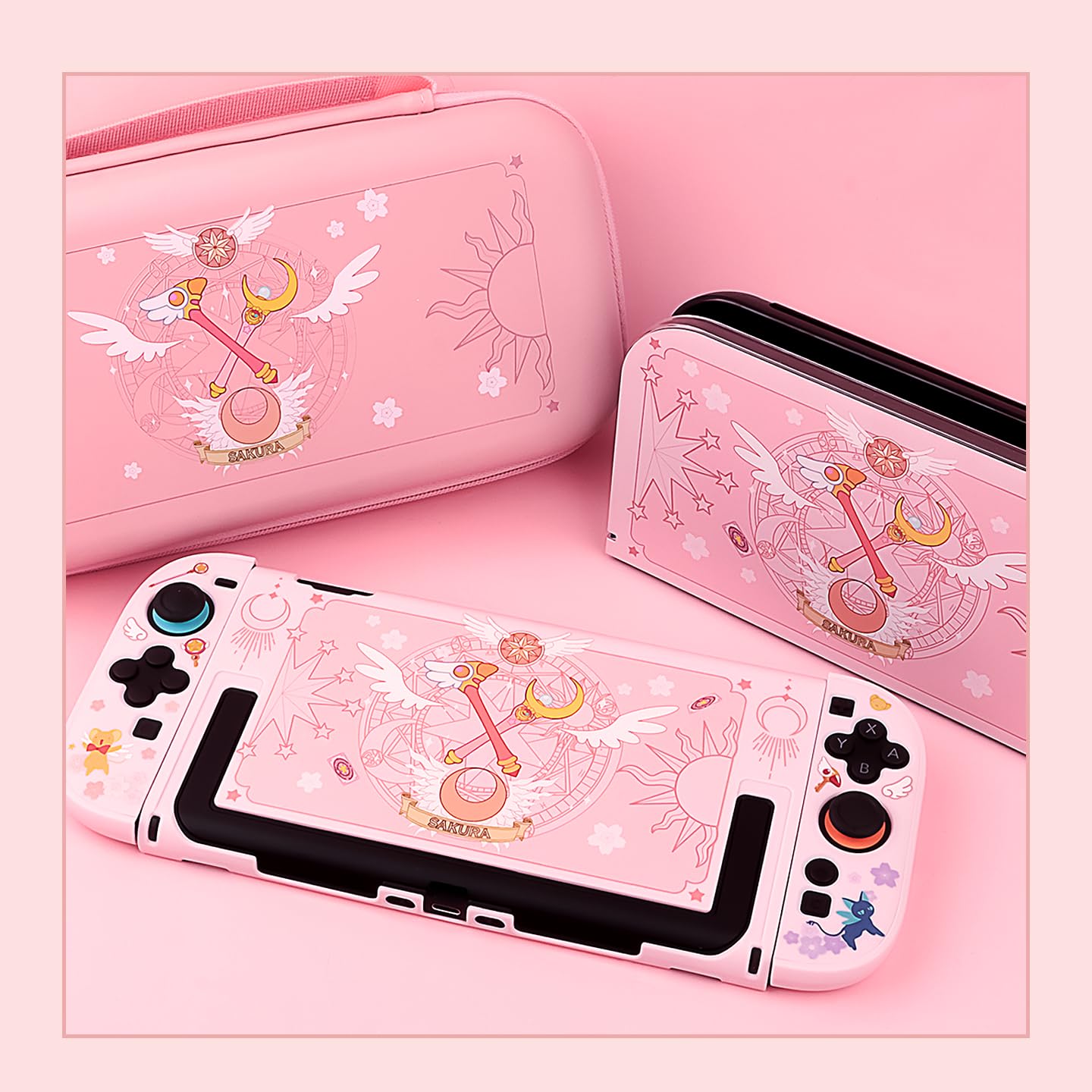 Amazon.co.jp: カードキャプターさくら Switch 2収納ケース ゲーム機