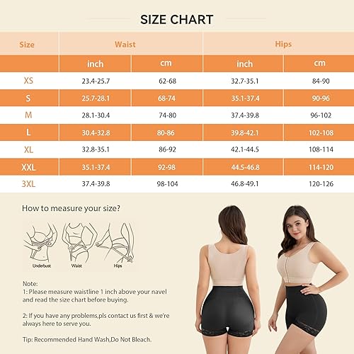 Miniatura 6 de KELLYLEE Pantalones cortos de ropa interior con control de abdomen para mujer, de cintura alta, moldeadores de glúteos, pantalones cortos