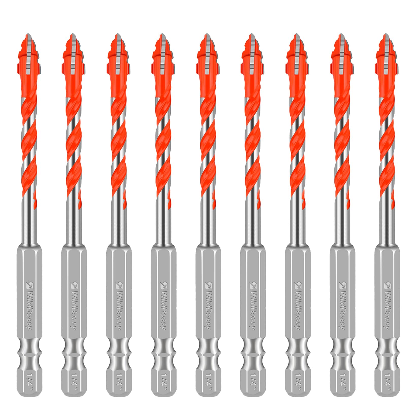 Masonry Drill Bits - 10 Piece Carbide Set -21