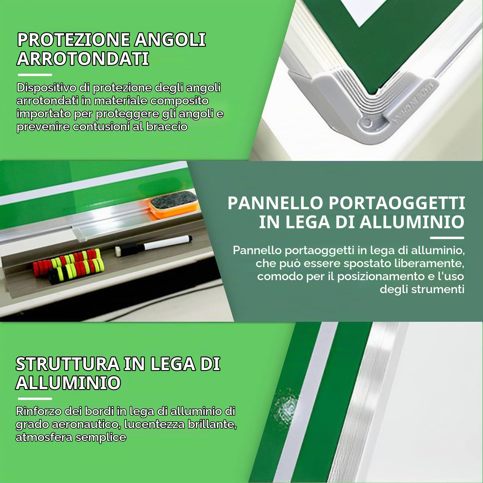 Lavagna Tattica Calcio Magnetica Grande con Cavalletto Professionale Lavagna per Allenatori di Calcio con Magneti Grande Magnetica con Ruote, per Allenamento
