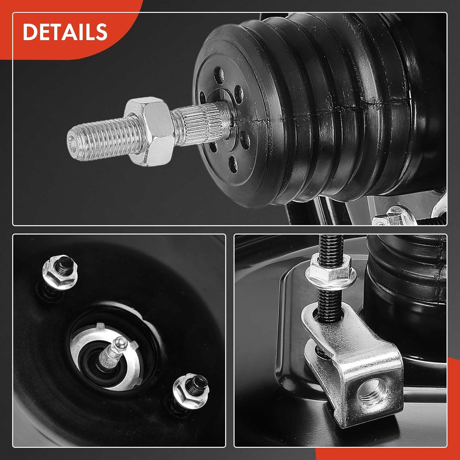 A-Premium Vacuum Power Brake Booster Compatible with Nissan Frontier, Xterra, 2000 2001 2002 2003 2004, 2.4L 3.3L, Without Master Cylinder