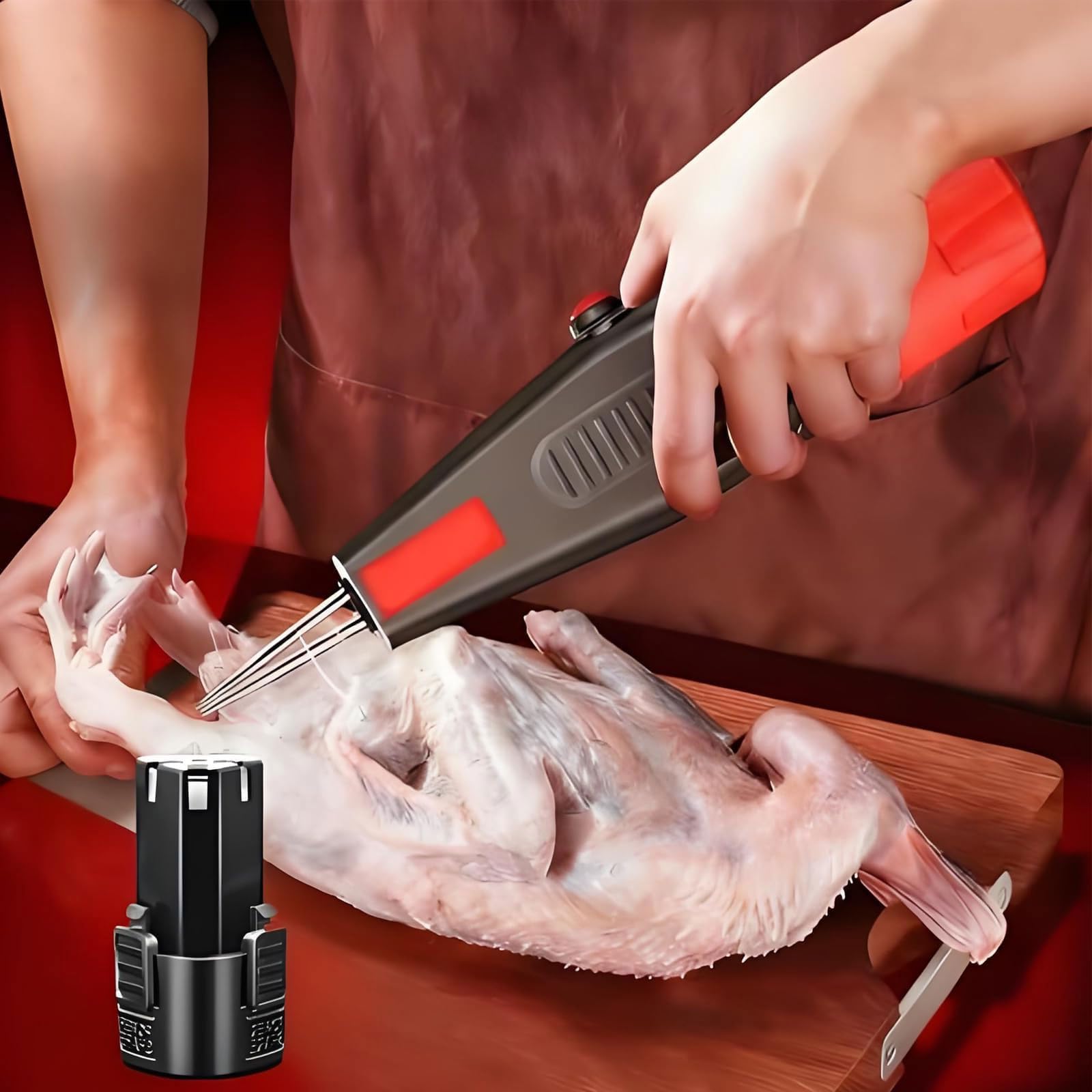 Plumeuse à main pour poulets idéale pour l'usage domestique