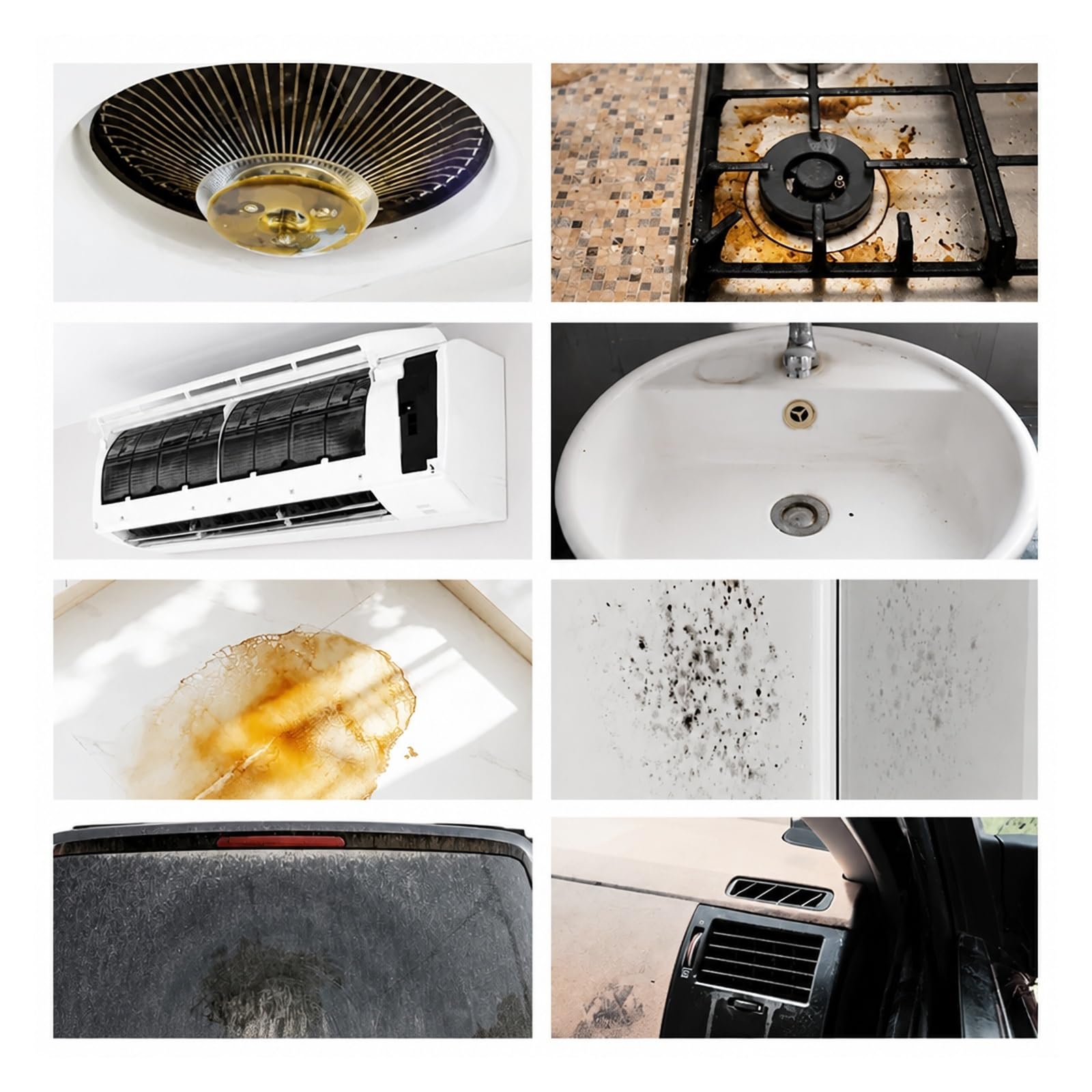 Środek do czyszczenia mopa parowego, Wysokotemperaturowe maszyny czyszczące parą, okapy kuchenne typu Jet, klimatyzatory, myjnie samochodowe, sprzęt AGD(White)