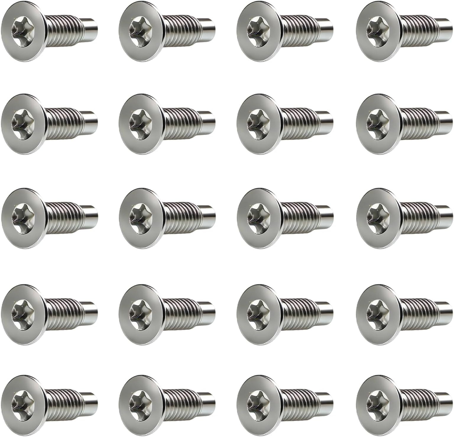 20 Pack Windshield Door Tailgate Hinge Torx Screws Bolts Compatible with Jeep Wrangler YJ TJ CJ5 CJ7 1976-2006, Carbon Steel, Grade 10.9 Strength