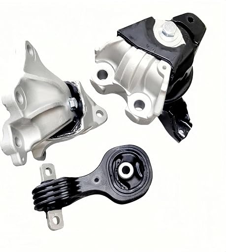 Yllhaoyuan Engine Motor Transmission Mounts Set for 2012-2015 Civic 1.8L | Complete Set of 3 For Coupe & Sedan (Auto) - Fits GP9885, GP9748, GP9742 - Fixes Vibration & Engine Movement