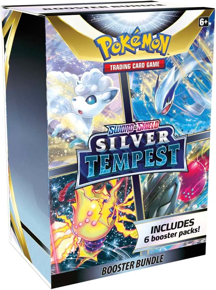 Pokémon TCG: Sword & Shield Silver Tempest Booster Bundle : Toys & Games