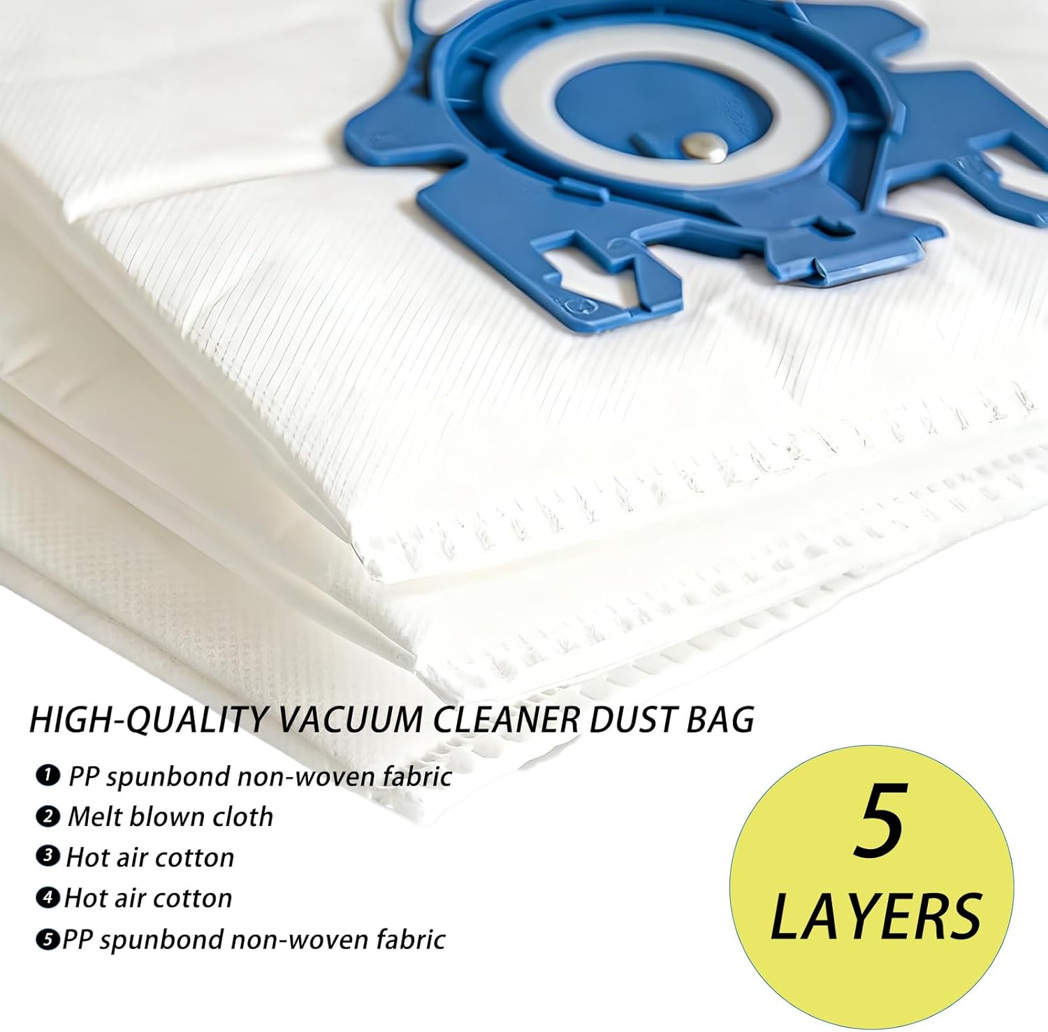 30 Pack 3D Airclean GN Vacuum Bags Compatible with Miele Classic C1, Complete C1, Complete C2, Complete C3, S227/S240 S270 S400i S600 S2 S5 S8 Series