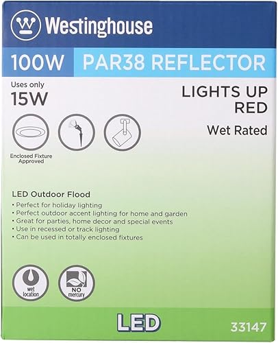 Vista 30 de Westinghouse – Bombilla LED para exteriores, base media Verde