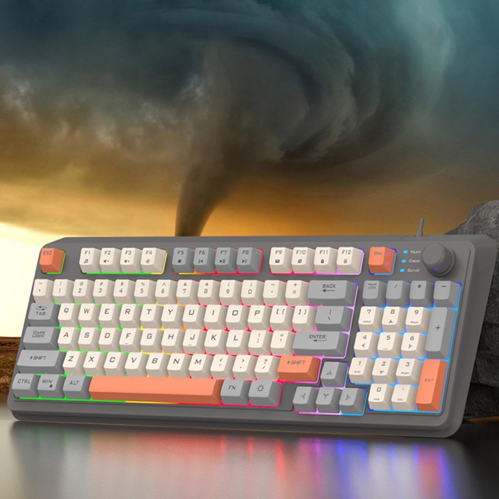 Illumina la tastiera meccanica del gamer, la tastiera meccanica sul | Tastiera meccanica per utenti di computer per gli amanti del gioco studentesco