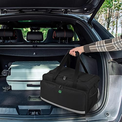 Miniatura 7 de Jaffzora Bolsa extra grande para detalles de automóvil, organizador de limpieza para suministros de detalles de automóviles, organizador de maletero