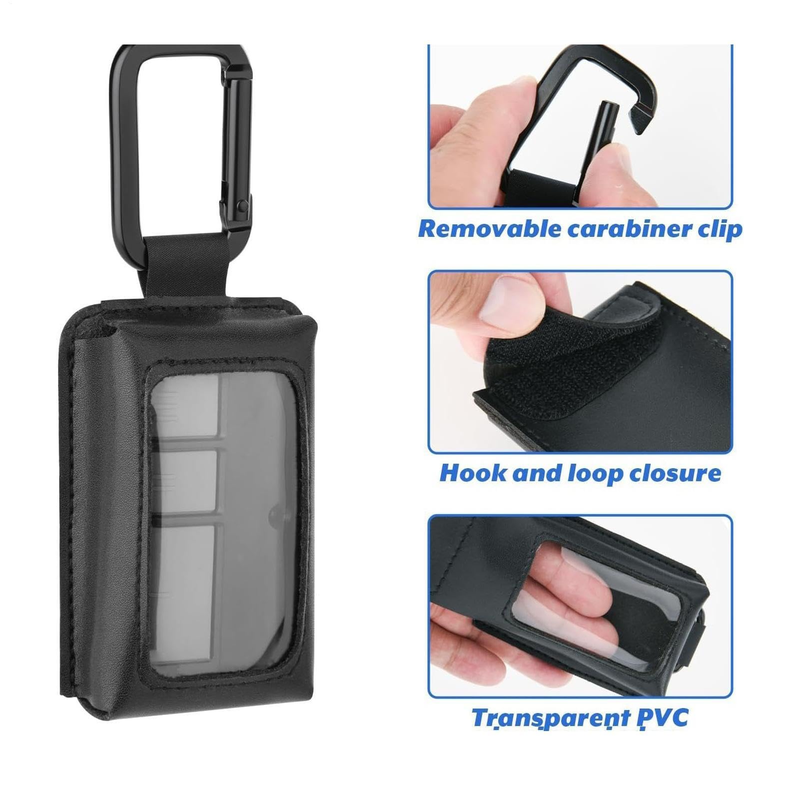 Funda para mando a distancia de garaje | Soporte antiperdido Universal Portátil Ligero - Carcasa Abrepuerta Garaje Para Exterior Coche Casa Portal Trabajo Aparcamiento