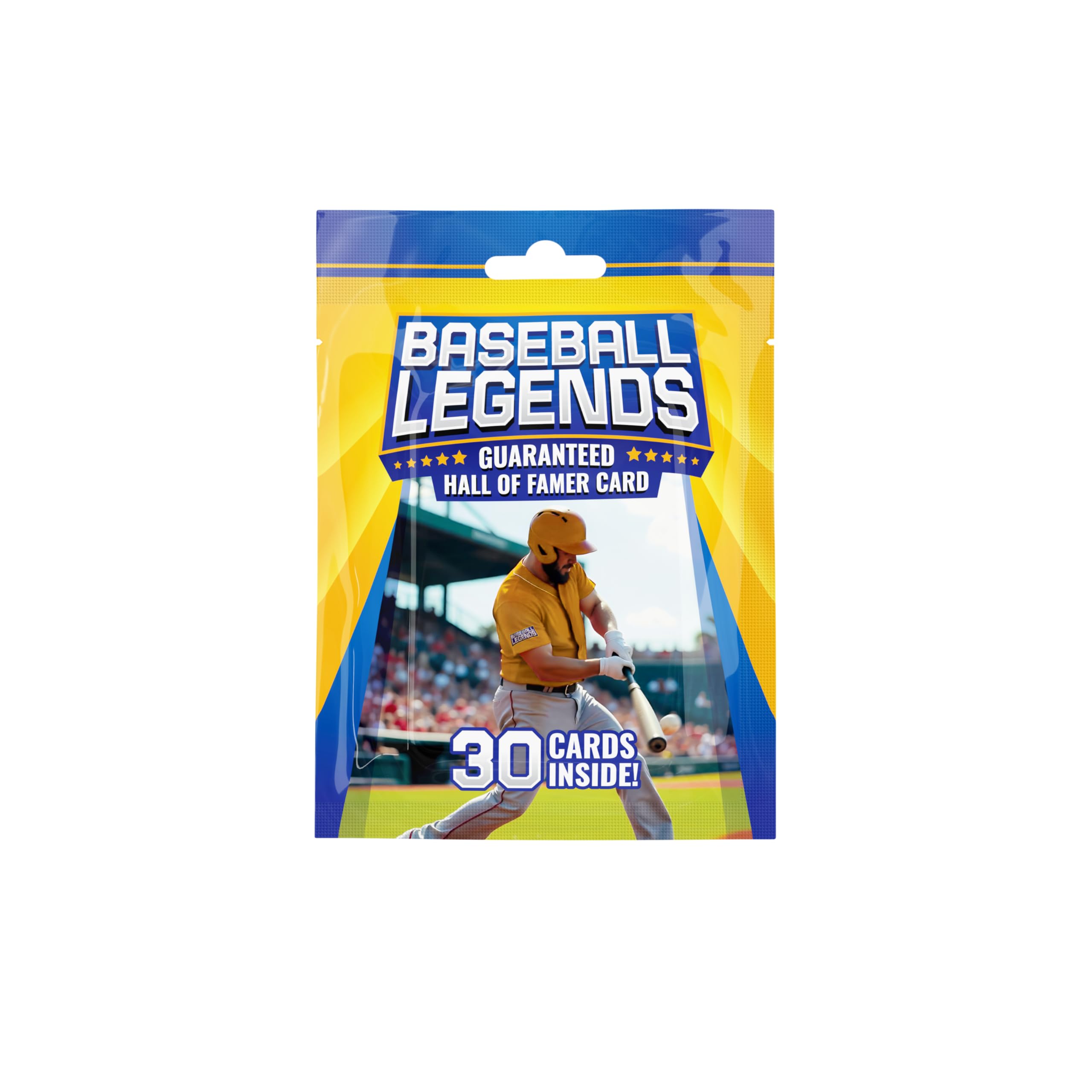 Baseball Legends Pack| 30 Baseball Cards | Guaranteed Hall of Fame Player Sports Card