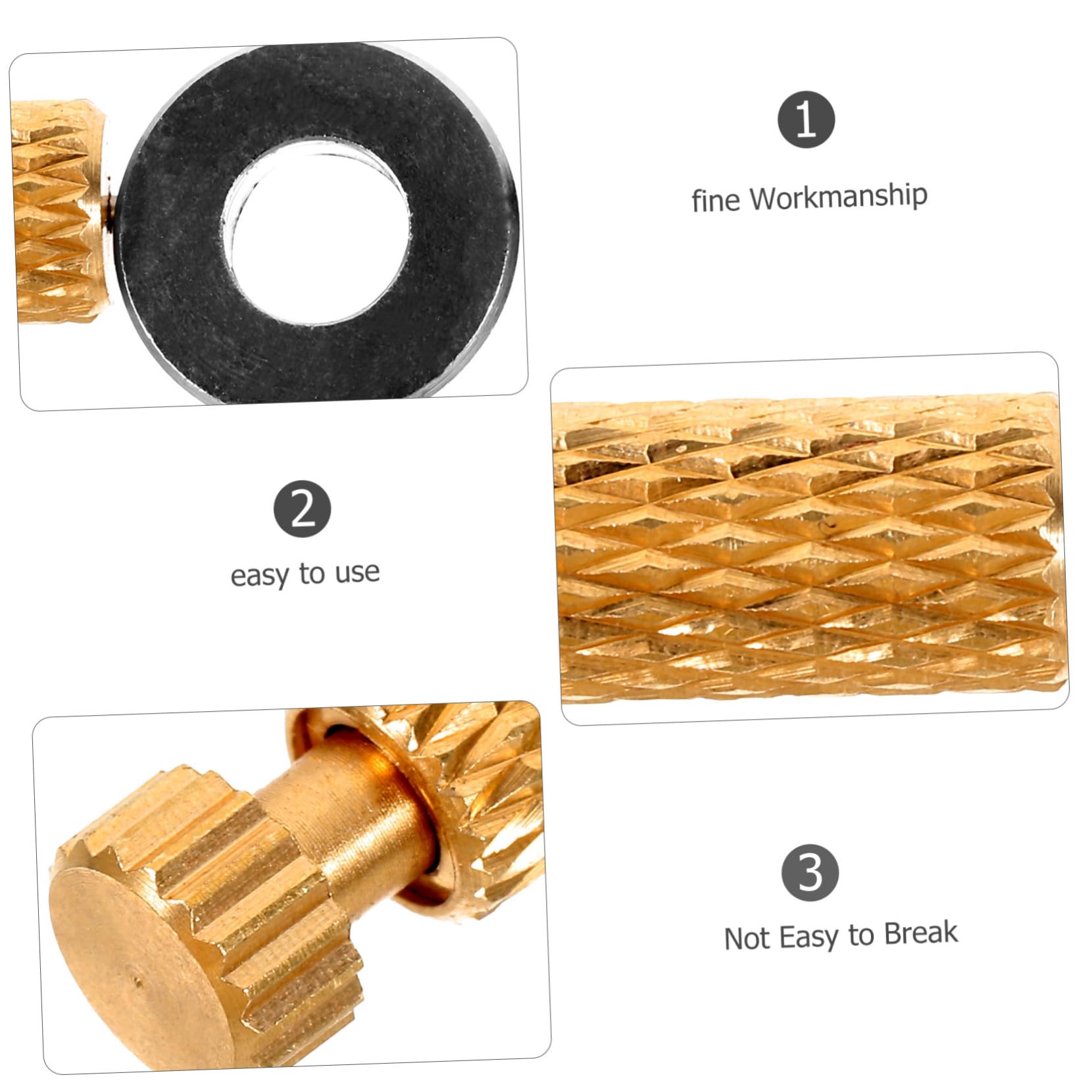 NUOBESTY 32 Teiliges Leder-nadeln aus Messing und Edelstahl Langlebige Positioniernadeln für Präzises Nähen und Fixieren von Leder Rostfrei für Professionelles Lederhandwerk und DIY