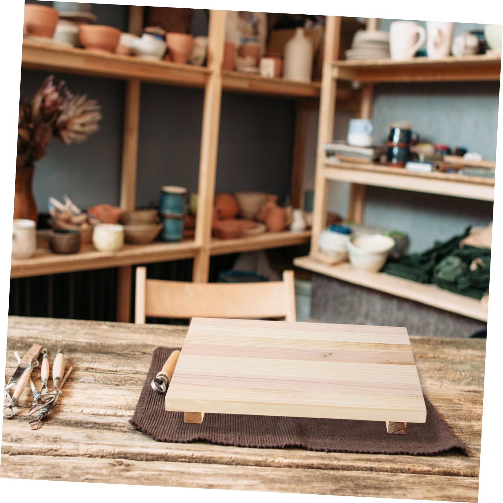 2piezas Tableros De Madera Para Secado De Arcilla Base Para Escultura y Cerámica Herramientas De Modelado De Arcilla Tableros Absorbentes Para Proyectos De Cerámica y Artesanía
