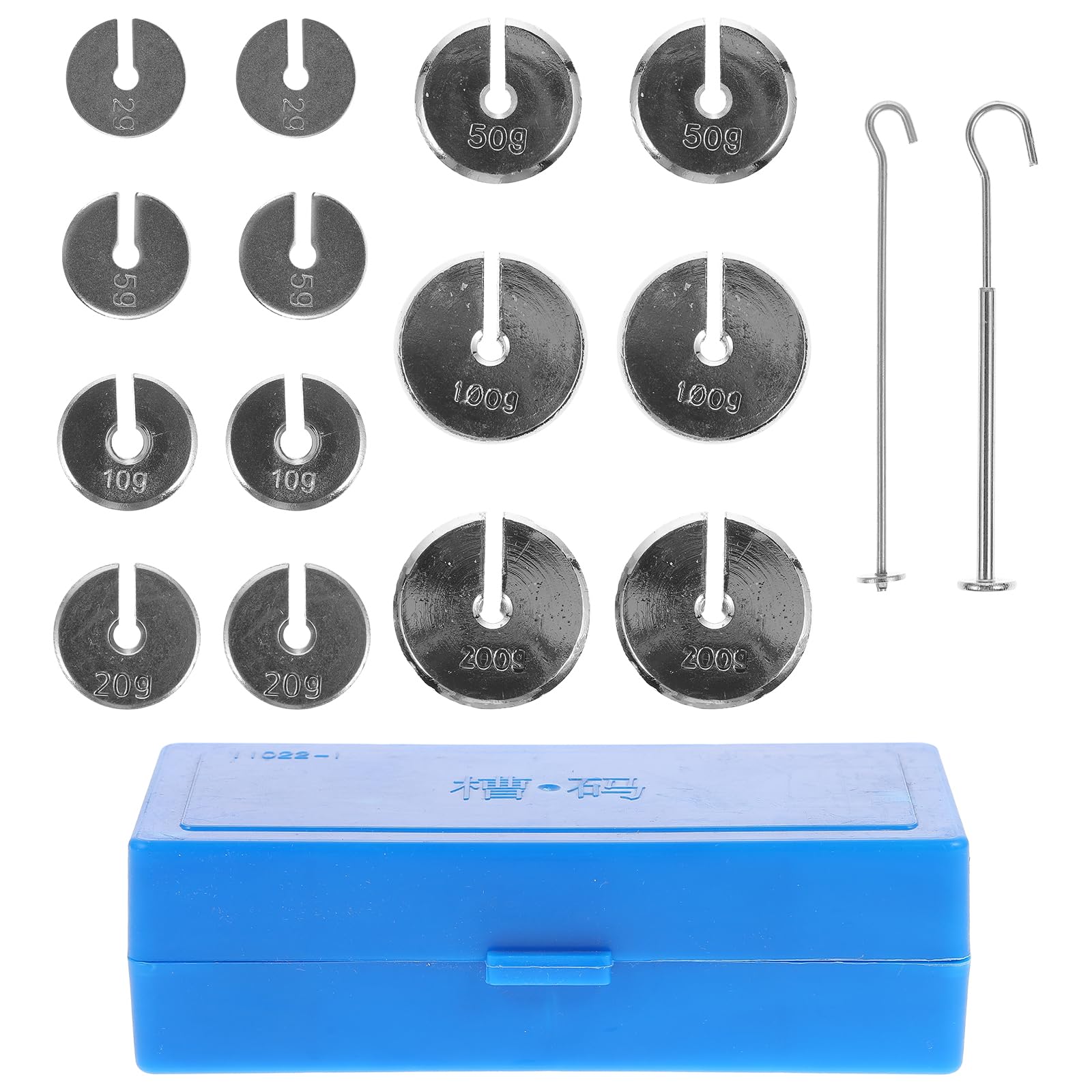 DOITOOL Ensemble De À Fentes En Acier Pour Laboratoire Avec Cintre Poids Fendus Pour Expériences Physiques Et Tests D'Équilibre Et Pratique