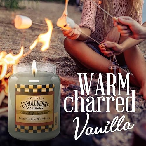 Miniatura 3 de Velas Candleberry Fragancias Fuertes para el Hogar Hechas a Mano en los Estados Unidos Altamente Perfumadas 135 Horas de Quemado Frasco Grande
