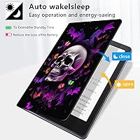 Vista 3 de Funda para Kindle básico de 6 pulgadas (11.ª generación), múltiples ángulos, piel sintética, delgada, con función de encendido y apagado automático