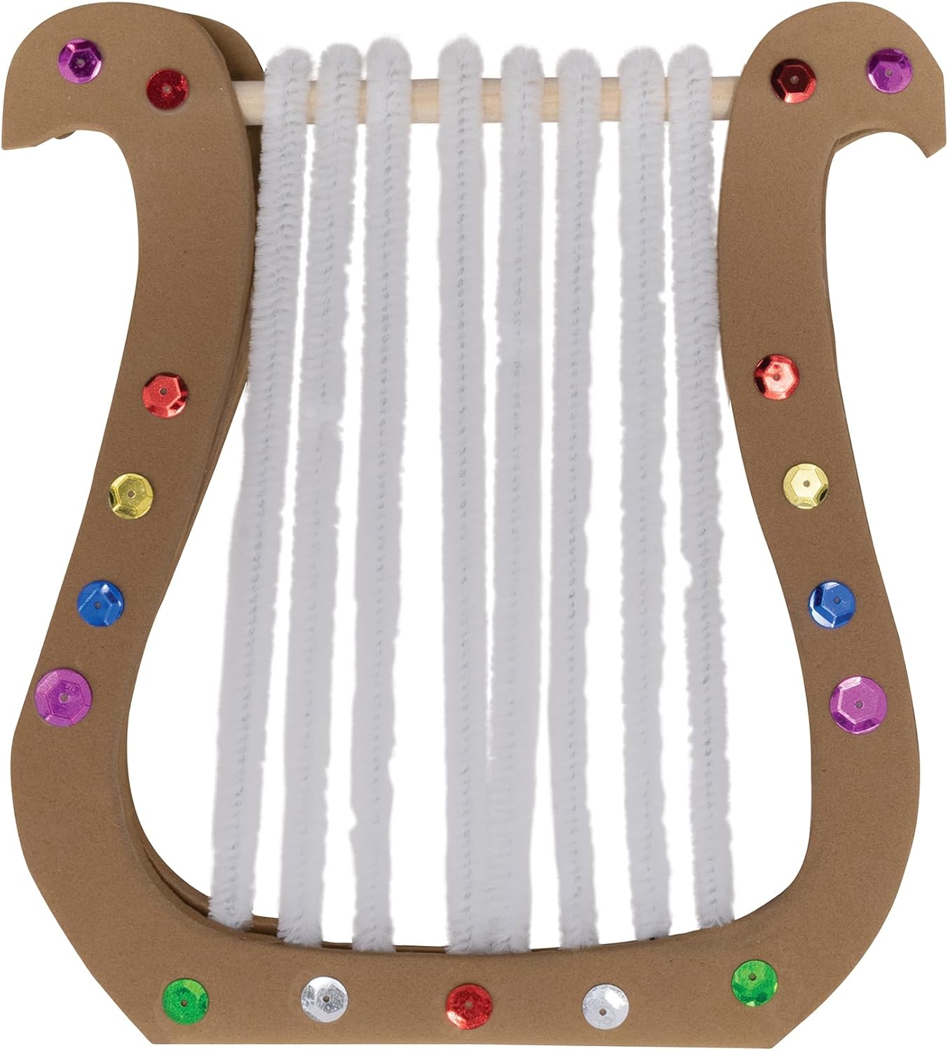Creativity Street Chenille Stems/Pipe Cleaners 12 Inch x 6mm 100-Piece, White