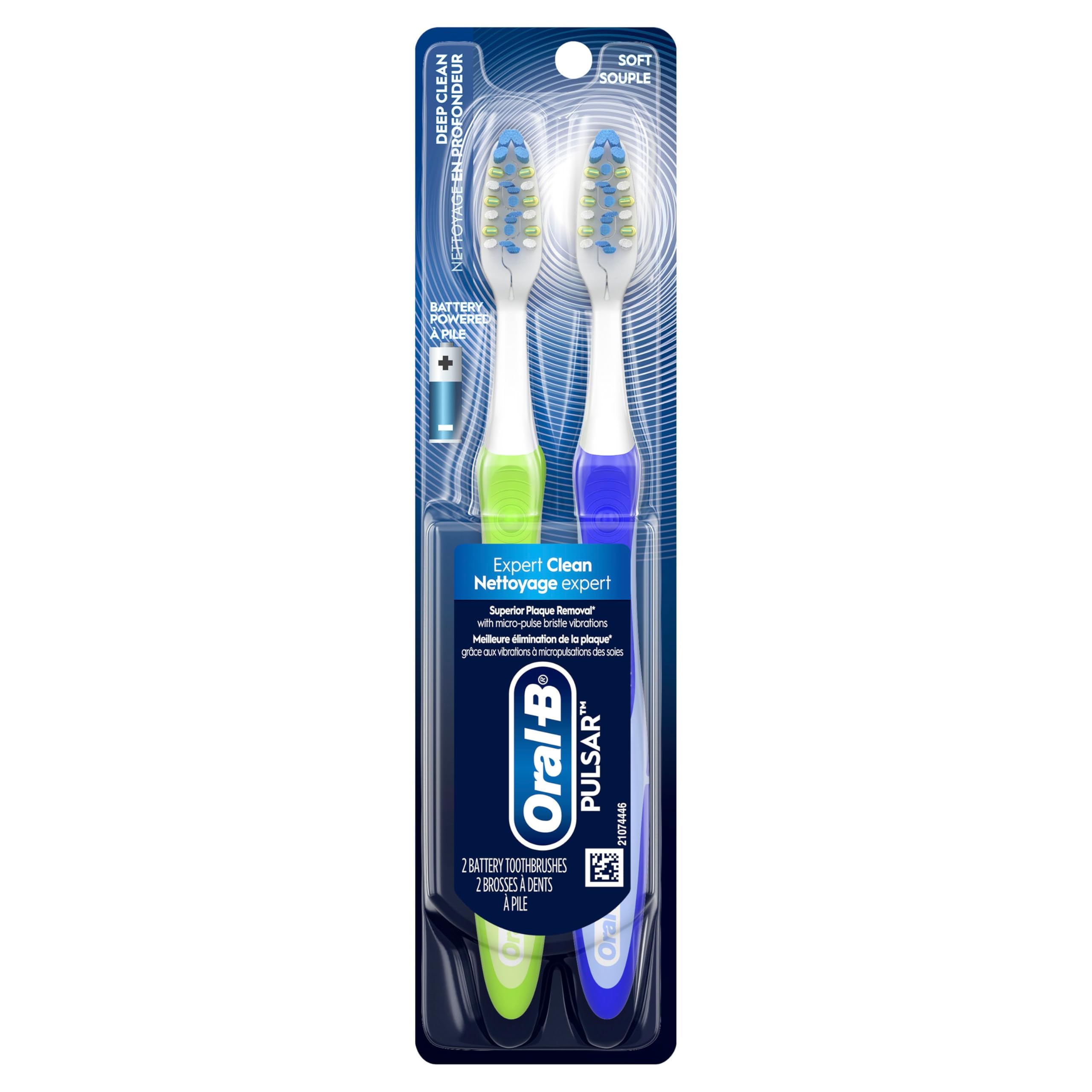 Oral B Pulsar Pro-Health Battery Powered Toothbrush — Soft
